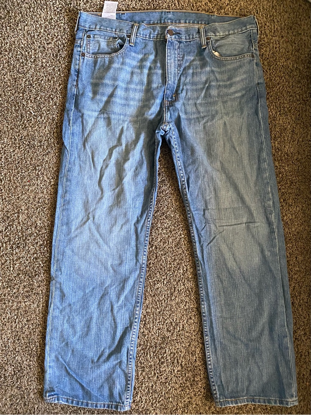 Levi's Men's Straight Jeans in Light Blue Wash